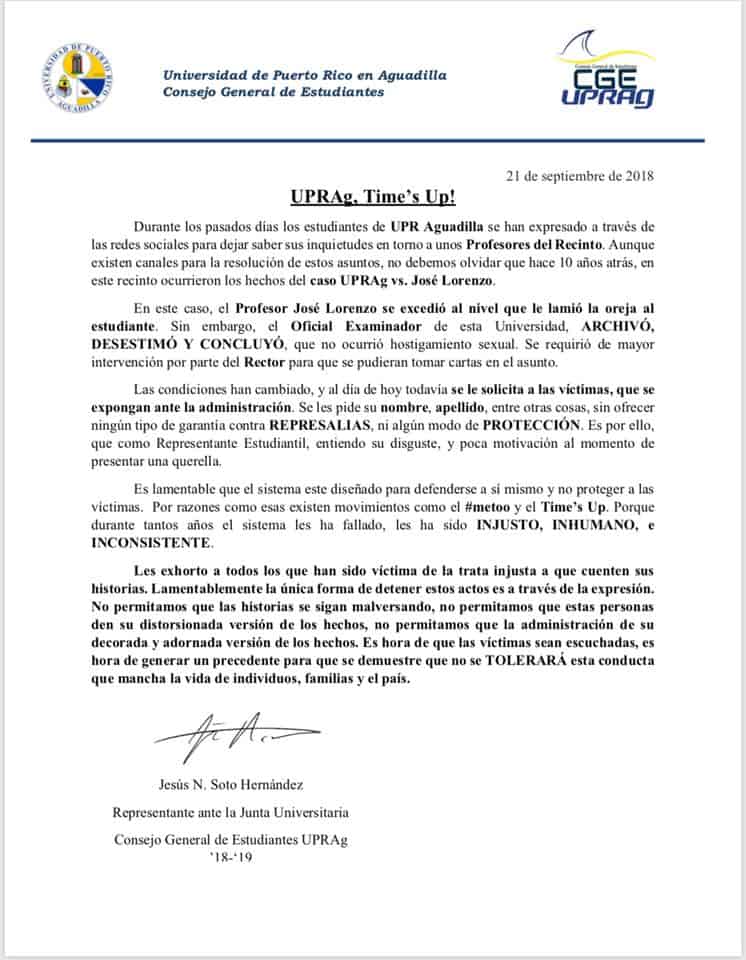 Hostigamiento sexual: una realidad en la comunidad universitaria